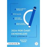 Bilgi Ağacı Yayınları 2024 PDR ÖABT Denemeleri Full Çözümlü