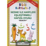 Bilgi Kartları 7 - Nesne İle Harfleri Eşleştirmeli Hafıza Oyunu (Memory) - Kolektif