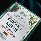 Bilgi Kitabevi Cami Boy Üçlü Kuranı Kerim (Arapça, Türkçe Okunuş ve Türkçe Meali) 25X35 cm Elmalılı Muhammed Hamdi