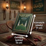 Bilgi Kitabevi Delâilü’l Hayrât Salavat Kitabı Çanta Boy Arapça Türkçe Okunuş Türkçe Meal Ciltli Delailül Hayrat 13*17 cm - 4 - Yeşil