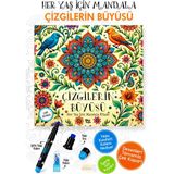 Bilgi Park Çizgilerin Büyüsü – Her Yaş Için Mandala | 96 Sayfa | Çek-Kopar Mandala Kitabı | Yıldız Kalem Hediyeli! - ÇİZGİLERİN BÜYÜSÜ