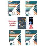 Bilgi Sarmal Yayınları 9.Sınıf Matematik-Fizik-Kimya-Biyoloji Soru Bankası ve Motivasyon Ajandası+Ahşap Poster Hediyeli