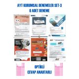 Bilgi Sarmal Yayınları AYT Kurumsal Denemeler Karma Set3 MART-NİSAN 2026 (Bilgi Sarmal 3D Hız ve Renk Krallar Karması Orbital) - Optikli
