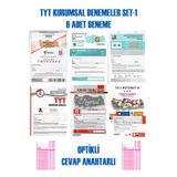 Bilgi Sarmal Yayınları TYT Kurumsal Denemeler Karma Set-1 (Bilgi Sarmal 3D Özdebir Orijinal Toprak Acil) - Optikli