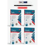 Bilgi Sarmal Yayınları TYT Sosyal Bilimler(Tarih-Coğrafya-Türkçe-Felsefe) 4 Kitap Soru Bankası Set(Sınav Seti Hediyeli)