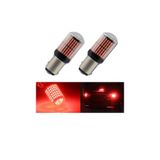 bilgili garage 1016 Çift Duy 144 Led Kırmızı Ampul 2 Adet