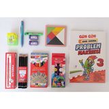 Bilgin Çocuk Yayınları Ilkokul 3. Sınıf Matematik Problem Çözme Kitabı ve Pensan 12 Renk Boya & Kırtasiye Seti + Tangram