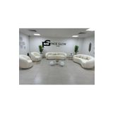 Bilgin Design Fasulye Teddy Koltuk Takımı 3+3+1+1 Süt Beyaz