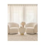 Bilgin Design Tekli Teddy Berjer Beyaz