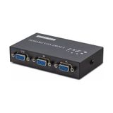 Bilgisayar Ağı Için 2 Giriş 1 Çikiş Butonlu Geçiş 2 Port VGA Switch
