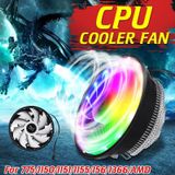 Bilgisayar Araçları Sessiz Cpu Soğutucu Fan Isı Emici Intel 775/1150/1151/1155/1156/1366 Amd Pc İçin