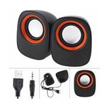 Bilgisayar Hoparlörü Pc Laptop Notebook 1+1 Ses Sistemi 3.5mm Jack Girişli Multimedia Usb Speaker