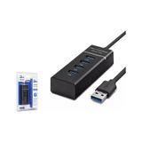 Bilgisayar Keyfi Için 4 Çıkışlı 30CM USB 3.0 Kablolu Çoklayıcı Hub