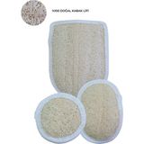 Bilian Doğal Kabak Lifi Eldiven + Oval + Yüz, Banyo Kesesi, Organik, Cilt Bakımı