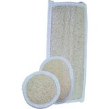 Bilian Doğal Kabak Lifi Uzun Sırt + Oval + Yüz, Banyo Kesesi, Organik, Cilt Bakımı