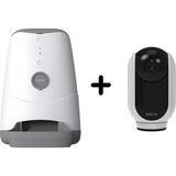 Bilicra Evcil Hayvan Seti 2 - Feed Me Akıllı Otomatik Pet Mama Kabı ve Irıs 360 Akıllı Kamera