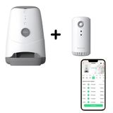 Bilicra Evcil Hayvan Seti 3 - Feed Me Akıllı Otomatik Pet Mama Kabı ve Aura Akıllı Koku Giderici