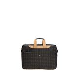Bilik Deri BRIEFCASE-MN Monogram Siyah/Camel Unisex Laptop & Evrak Çantası