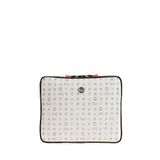 Bilik Deri Monogram Beyaz Unisex Laptop & Evrak Çantası TABLET-MN 12" (Beyaz)