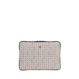 Bilik Deri Monogram Gri Unisex Laptop & Evrak Çantası LAPTOP-MN 15,6" (Gri)
