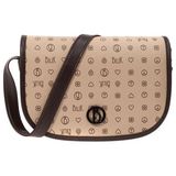 Bilik Deri Monogram Kadın Çapraz Askılı Çanta