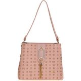 Bilik Deri Monogram Kadın El Çantası - Pembe