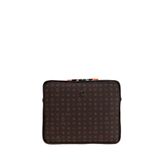 Bilik Deri Monogram Kahve Unisex Laptop & Evrak Çantası TABLET-MN 12" (Kahve)
