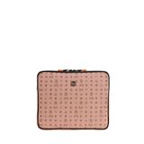 Bilik Deri Monogram Pembe Unisex Laptop & Evrak Çantası TABLET-MN 12" (Pembe)