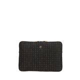 Bilik Deri Monogram Siyah Unisex Laptop & Evrak Çantası LAPTOP-MN 15,6" (Siyah)