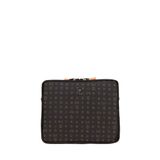 Bilik Deri Monogram Siyah Unisex Laptop & Evrak Çantası TABLET-MN 12" (Siyah)