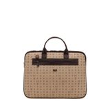 Bilik Deri RH09 BUSİNESS-MN Monogram Açık Vizon Kahve Unisex Laptop ve Evrak Çantası