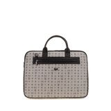 Bilik Deri RH09 BUSİNESS-MN Monogram Gri Siyah Unisex Laptop ve Evrak Çantası