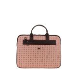Bilik Deri RH09 BUSİNESS-MN Monogram Pembe Kahve Unisex Laptop ve Evrak Çantası
