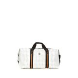 Bilik Deri RH25 DUFFLE-MN Monogram Beyaz Unisex Seyahat Çantası