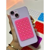 Bilişim Akademi Pembe Silikon Telefon Arkası Vantuz Aynaya Telefon Yapışırma Vantuzlu Telefon Tutucu