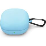 Bilişim Aksesuar Samsung Galaxy Buds 2 Uyumlu Kılıf Kulaklık Kılıfı Silikon Kılıf Koruyucu Kılıf - Mavi - Açık Mavi