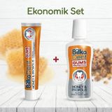 Bilkadent Honey & Propolis Ağız Bakım Seti | Bal ve Propolis Özlü Diş Macunu ve Ağız Gargarası