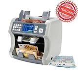Bill Counter S200 Çift Cıslı Karışık Para Sayma Makinesi 20 Ülke Para Birimli Dahili Yazıcılı