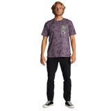 Billabong ABYZT01739 Yuvarlak Yaka Mor Erkek T-Shirt