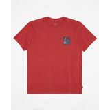 Billabong Boxed In Erkek Çocuk Tişört - 10 Yaş - Mercan