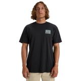 Billabong Crayon Wave SS erkek tişörtü, Washed Black., M