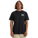 Billabong Crayon Wave SS erkek tişörtü, Washed Black., XL