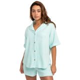 Billabong EBJKT00102-BEK0 White Sands Kadın Gömlek L Mavi