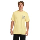 Billabong Erkek Bej Kısa Kollu Tişört M Beden WINDOW PREMIUM SS Modeli