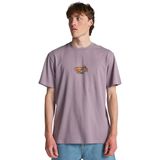 Billabong ORIGIN SS Lila Bisiklet Modern Fit Logo Baskılı Erkek T-Shirt