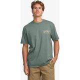 Billabong ORIGINAL ARCH PREMIUM Gri Erkek Kısa Kol T-Shirt - 2XL