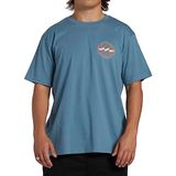 Billabong Rotor Diamond Tees Vintage İndigo Erkek T-shirt