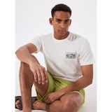 Billabong Scenıc Arch Adıv Ss 24A501539 Krem Bisiklet Yaka Regular Fit Düz Erkek T-Shirt - Beyaz