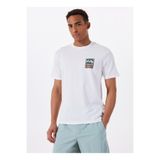 BİLLABONG STAMP SS EBYZT00293 Beyaz Bisiklet Yaka Regular Fit Düz Erkek T-Shirt