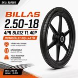 Billas 2.50-18 Tl 40P 4Pr Bl012 Motosiklet Lastiği